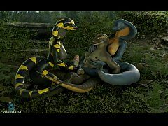 Snakes having woods animation evilbanana