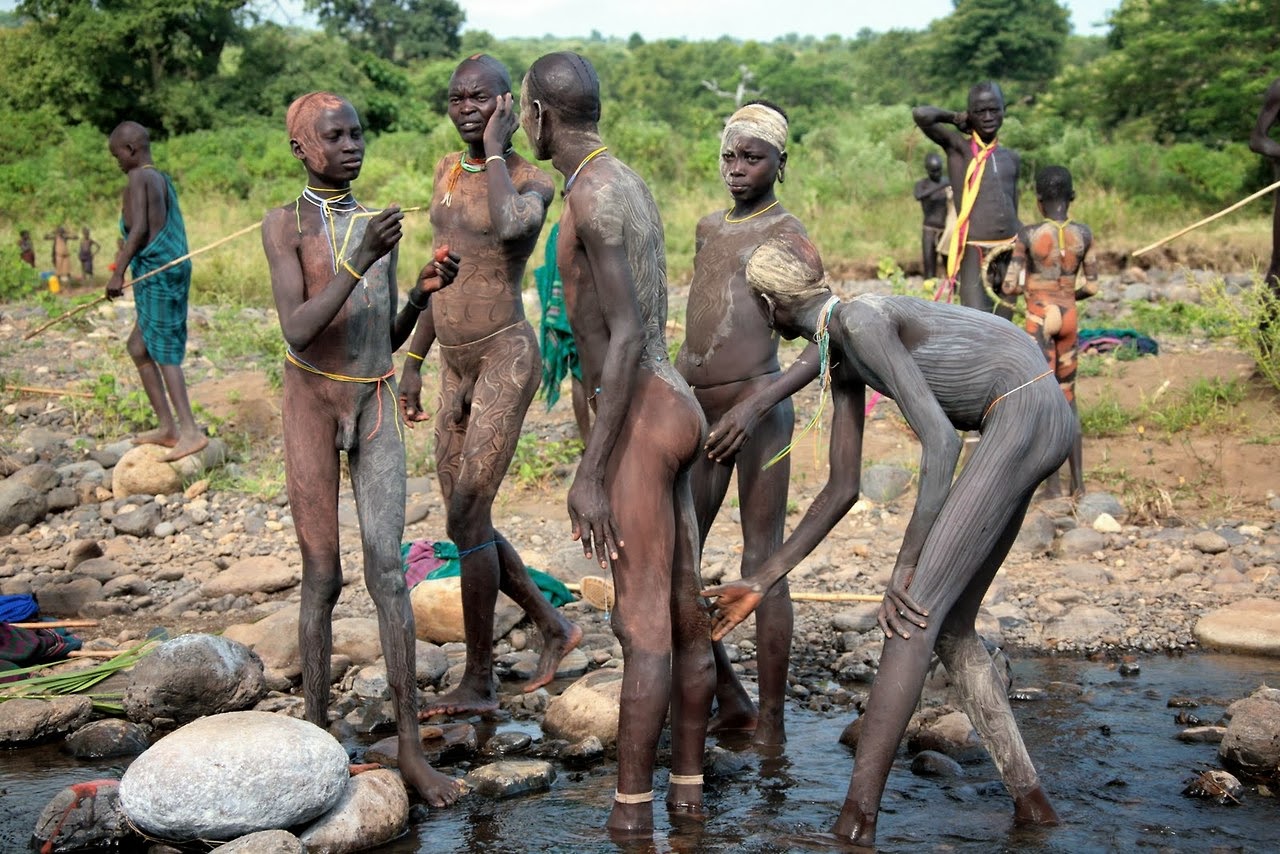 Nude African Tribes Men